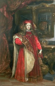 Re Carlo II di Spagna (1661-1700) con le vesti dell